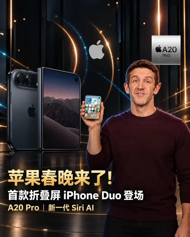 刚刚，第一台折叠iPhone来了！苹果AI要给25亿设备换脑，支持中文