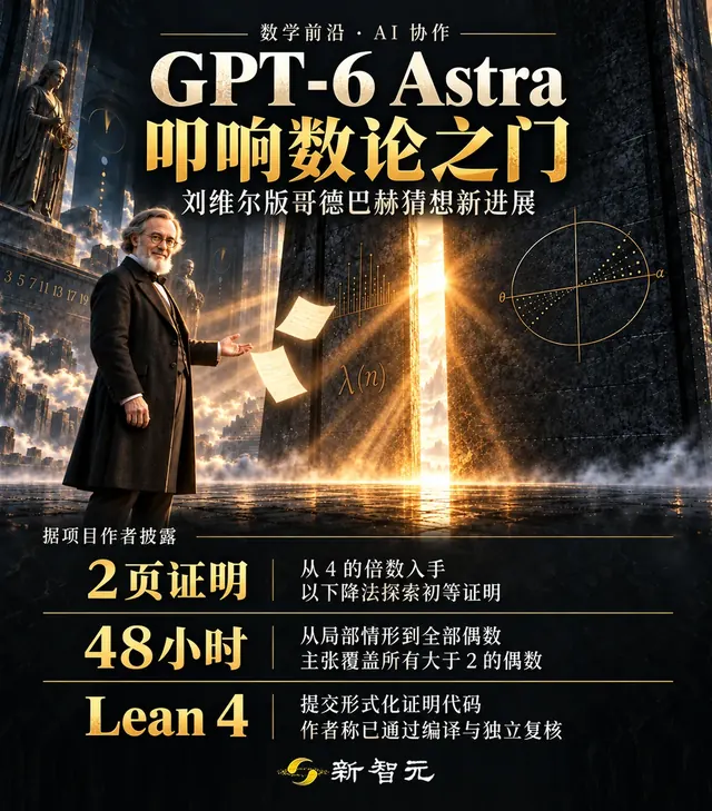 刚刚，GPT-6 Astra取得哥德巴赫猜想重大突破！