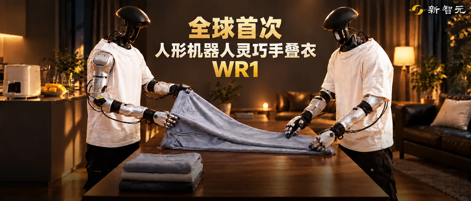 杭州具身智能突破:西湖机器人 WR1 全球首次演示连续自主叠衣与家务